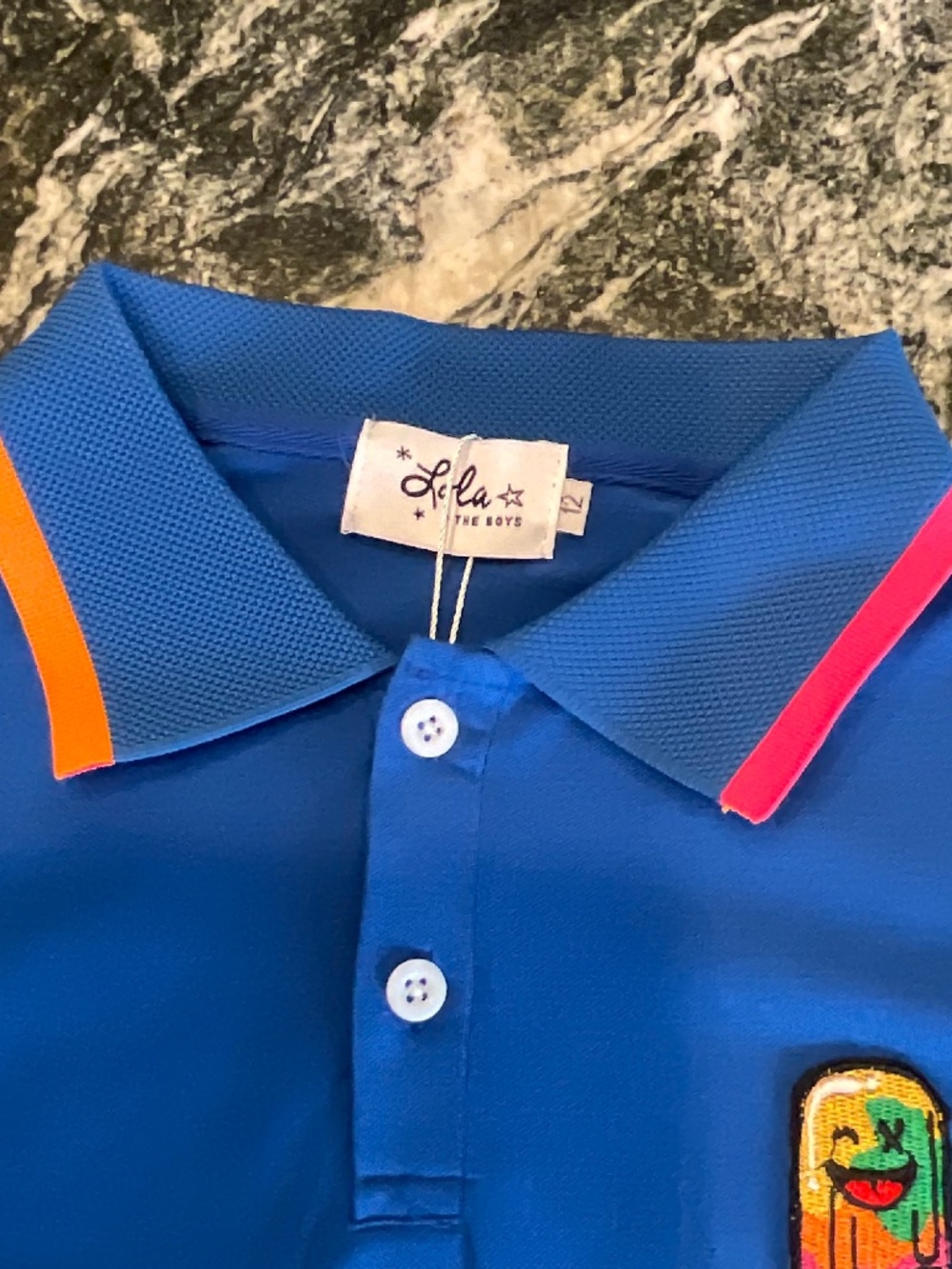 NWT Lola + the Boys Kids Tropical Popsicle Polo shirt - Picture 7 of 12